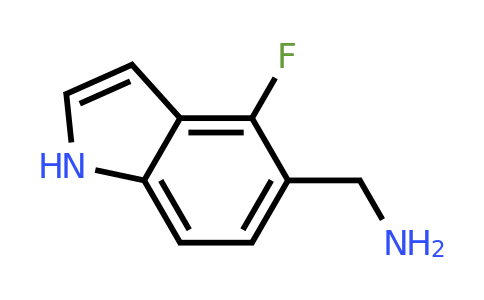 CAS 1368115-49-4 | (4-fluoro-1H-indol-5-yl)methanamine