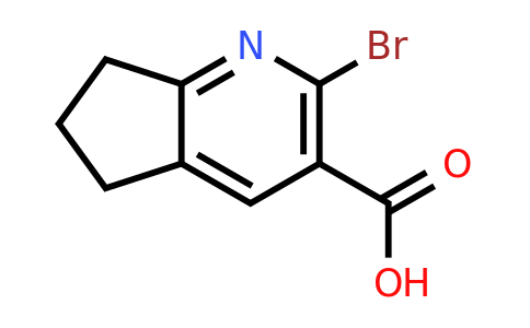 CAS 1368144-86-8 | 2-Bromo-6,7-dihydro-5H-cyclopenta[b]pyridine-3-carboxylic acid