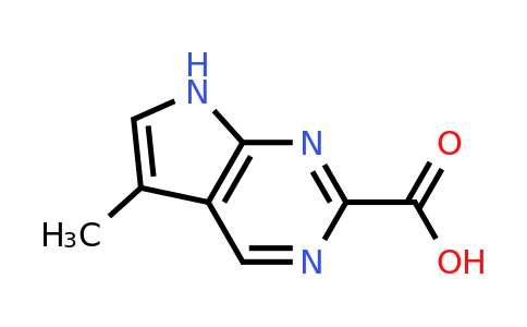 CAS 1368170-11-9 | 5-methyl-7H-pyrrolo[2,3-d]pyrimidine-2-carboxylic acid