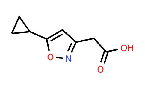 CAS 1368177-97-2 | 2-(5-Cyclopropyl-1,2-oxazol-3-yl)acetic acid