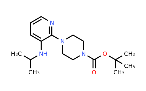 CAS 136818-14-9 | tert-Butyl 4-(3-(isopropylamino)pyridin-2-yl)piperazine-1-carboxylate