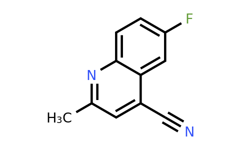 CAS 1368188-46-8 | 6-Fluoro-2-methylquinoline-4-carbonitrile