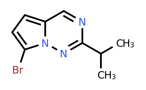 CAS 1368226-33-8 | 7-bromo-2-(propan-2-yl)pyrrolo[2,1-f][1,2,4]triazine