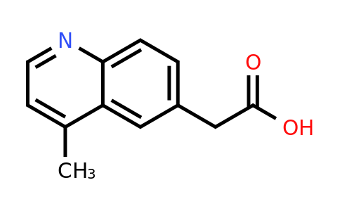 CAS 1368259-54-4 | 2-(4-Methylquinolin-6-yl)acetic acid