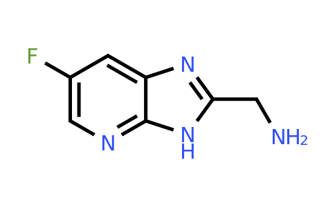 CAS 1368298-60-5 | (6-Fluoro-3H-imidazo[4,5-b]pyridin-2-yl)methanamine