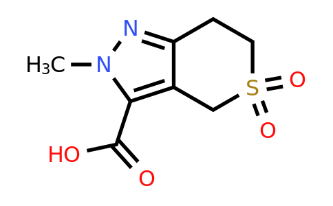 CAS 1368299-92-6 | 2-Methyl-5,5-dioxo-2H,4H,6H,7H-5lambda6-thiopyrano[4,3-c]pyrazole-3-carboxylic acid