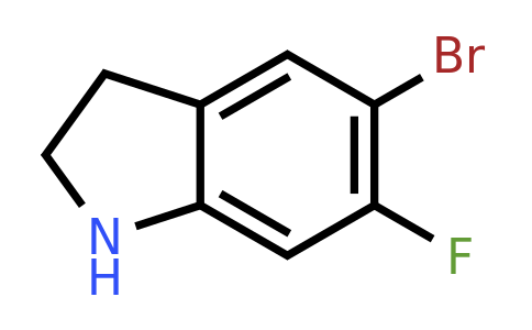 CAS 1368323-85-6 | 5-Bromo-6-fluoroindoline