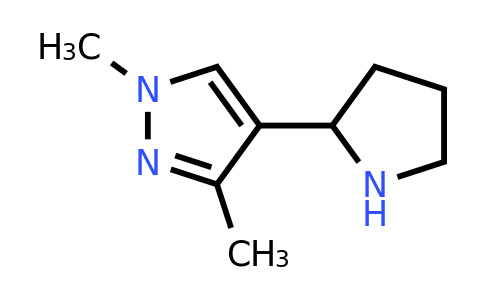 CAS 1368379-70-7 | 1,3-dimethyl-4-(pyrrolidin-2-yl)-1H-pyrazole