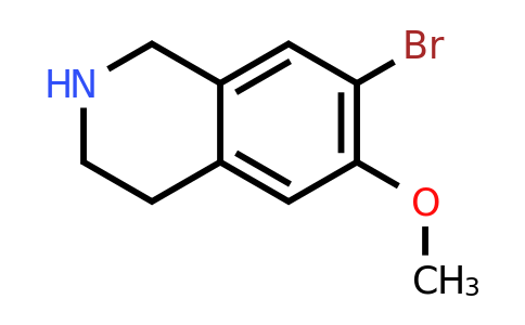CAS 1368392-58-8 | 7-bromo-6-methoxy-1,2,3,4-tetrahydroisoquinoline