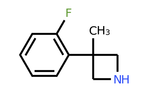 CAS 1368413-91-5 | 3-(2-fluorophenyl)-3-methyl-azetidine