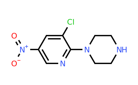 CAS 1368438-85-0 | 1-(3-chloro-5-nitropyridin-2-yl)piperazine