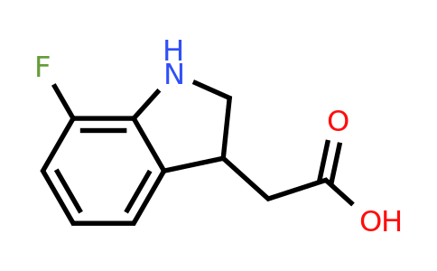 CAS 1368446-92-7 | 2-(7-fluoroindolin-3-yl)acetic acid