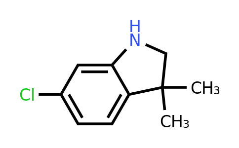CAS 1368462-49-0 | 6-Chloro-3,3-dimethylindoline