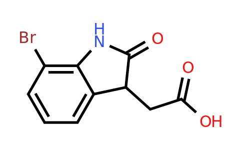 CAS 1368516-03-3 | 2-(7-Bromo-2-oxo-2,3-dihydro-1H-indol-3-yl)acetic acid