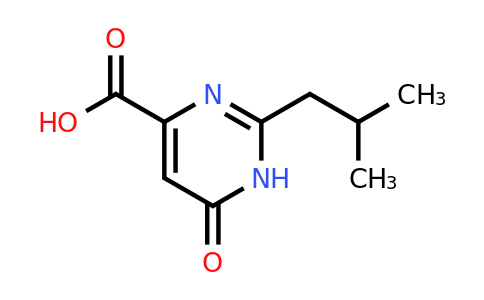 CAS 1368529-01-4 | 2-(2-Methylpropyl)-6-oxo-1,6-dihydropyrimidine-4-carboxylic acid