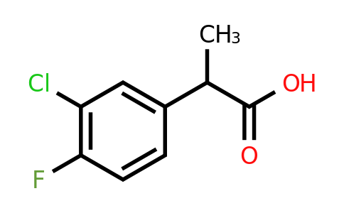 CAS 1368552-34-4 | 2-(3-chloro-4-fluorophenyl)propanoic acid