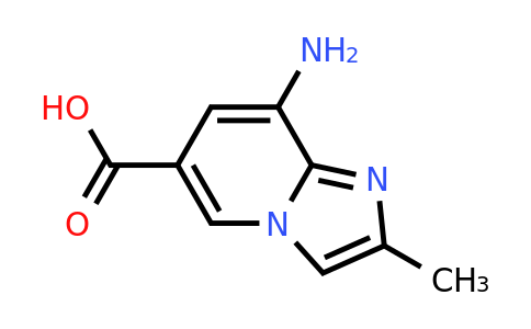 CAS 1368586-28-0 | 8-amino-2-methyl-imidazo[1,2-a]pyridine-6-carboxylic acid