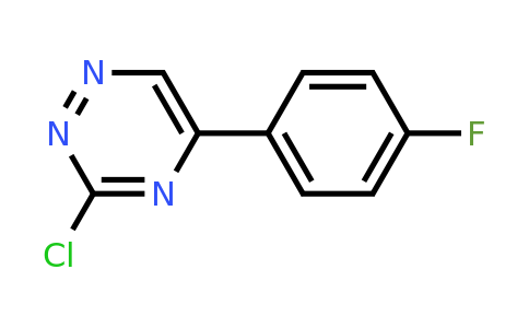 CAS 1368617-68-8 | 3-Chloro-5-(4-fluorophenyl)-1,2,4-triazine