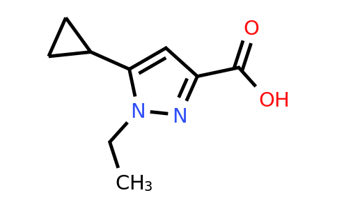 CAS 1368618-84-1 | 5-Cyclopropyl-1-ethyl-1H-pyrazole-3-carboxylic acid
