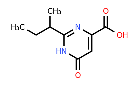 CAS 1368688-79-2 | 2-(Butan-2-yl)-6-oxo-1,6-dihydropyrimidine-4-carboxylic acid