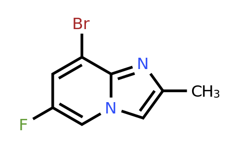 CAS 1368743-32-1 | 8-bromo-6-fluoro-2-methyl-imidazo[1,2-a]pyridine