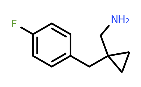 CAS 1368784-01-3 | {1-[(4-fluorophenyl)methyl]cyclopropyl}methanamine