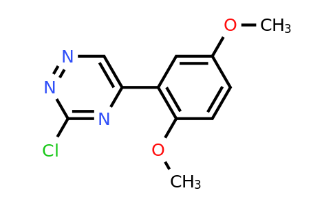 CAS 1368788-86-6 | 3-Chloro-5-(2,5-dimethoxyphenyl)-1,2,4-triazine