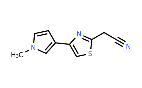 CAS 1368818-21-6 | 2-[4-(1-methyl-1H-pyrrol-3-yl)-1,3-thiazol-2-yl]acetonitrile