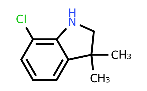 CAS 1368920-38-0 | 7-Chloro-3,3-dimethylindoline