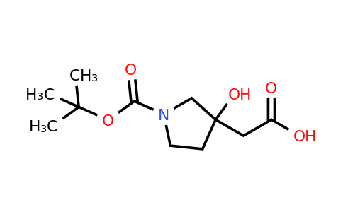 CAS 1369112-18-4 | 2-{1-[(tert-butoxy)carbonyl]-3-hydroxypyrrolidin-3-yl}acetic acid