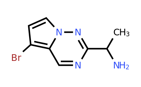 CAS 1369114-43-1 | 1-{5-bromopyrrolo[2,1-f][1,2,4]triazin-2-yl}ethan-1-amine