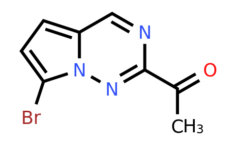 CAS 1369138-52-2 | 1-{7-bromopyrrolo[2,1-f][1,2,4]triazin-2-yl}ethan-1-one