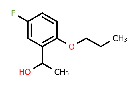 CAS 1369203-11-1 | 1-(5-Fluoro-2-propoxyphenyl)ethanol