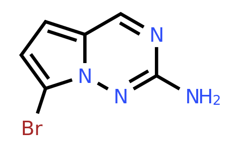 CAS 1369205-46-8 | 7-bromopyrrolo[2,1-f][1,2,4]triazin-2-amine