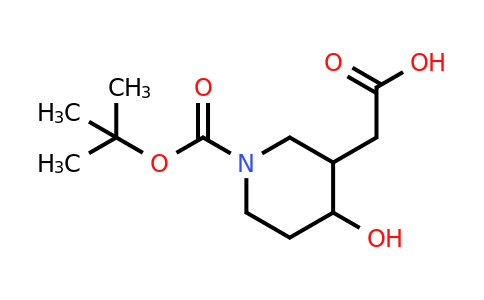 CAS 1369238-29-8 | 2-(1-tert-butoxycarbonyl-4-hydroxy-3-piperidyl)acetic acid