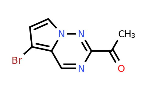 CAS 1369342-68-6 | 1-{5-bromopyrrolo[2,1-f][1,2,4]triazin-2-yl}ethan-1-one
