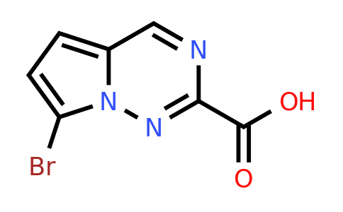 CAS 1369350-59-3 | 7-bromopyrrolo[2,1-f][1,2,4]triazine-2-carboxylic acid