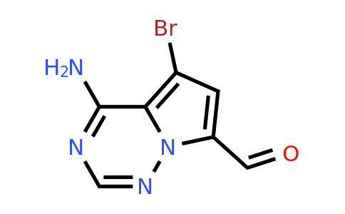 CAS 1369350-92-4 | 4-amino-5-bromopyrrolo[2,1-f][1,2,4]triazine-7-carbaldehyde