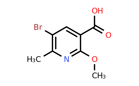 CAS 1369354-33-5 | 5-bromo-2-methoxy-6-methylpyridine-3-carboxylic acid