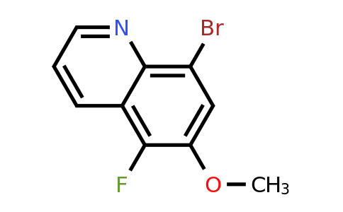 CAS 1369499-08-0 | 8-Bromo-5-fluoro-6-methoxyquinoline