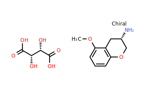 (2S,3S)-2,3-dihydroxybutanedioic acid;(3S)-5-methoxychroman-3-amine