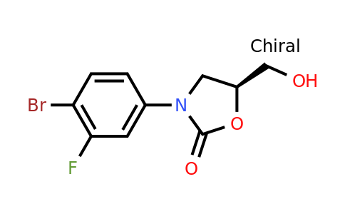 CAS 1369530-77-7 | (S)-3-(4-Bromo-3-fluorophenyl)-5-(hydroxymethyl)oxazolidin-2-one