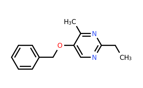 CAS 1369766-63-1 | 5-(Benzyloxy)-2-ethyl-4-methylpyrimidine