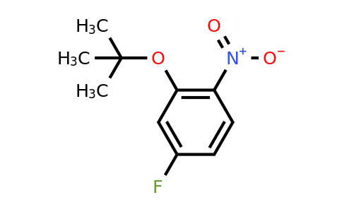 CAS 1369809-57-3 | 2-(tert-butoxy)-4-fluoro-1-nitrobenzene