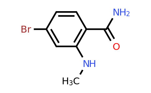 CAS 1369866-48-7 | 4-bromo-2-(methylamino)benzamide