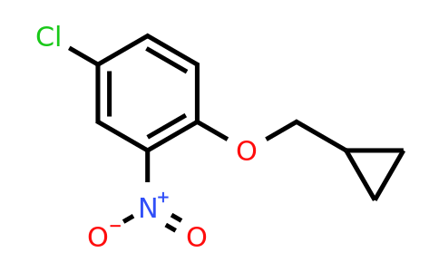 CAS 1369950-81-1 | 4-chloro-1-(cyclopropylmethoxy)-2-nitrobenzene