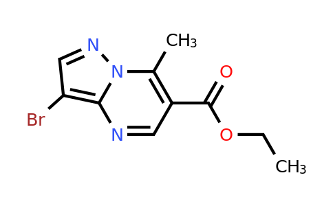 CAS 1370287-43-6 | Ethyl 3-bromo-7-methylpyrazolo[1,5-a]pyrimidine-6-carboxylate