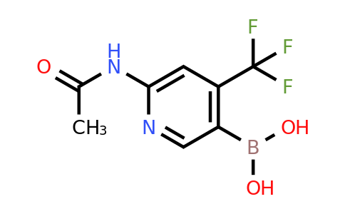 CAS 1370351-47-5 | (6-acetamido-4-(trifluoromethyl)pyridin-3-yl)boronic acid