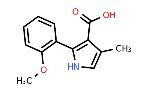 CAS 1370419-16-1 | 2-(2-Methoxyphenyl)-4-methyl-1H-pyrrole-3-carboxylic acid