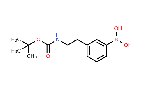 CAS 1370452-93-9 | (3-(2-[(Tert-butoxycarbonyl)amino]ethyl)phenyl)boronic acid